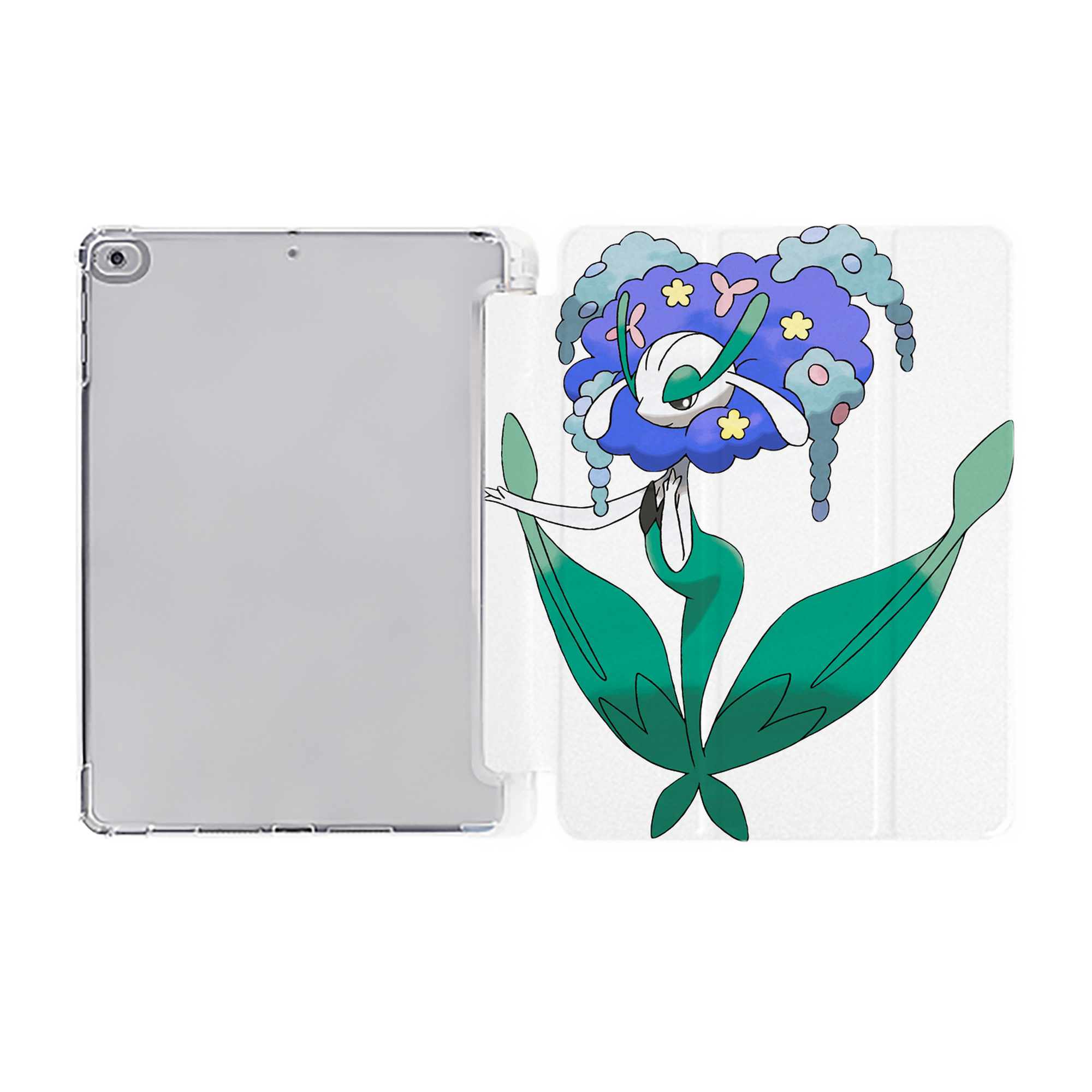 （画像用） ポケットモンスター Pokémon IPad ケース ペン収納付き 三つ折りスタンド PUレザー×シリコン 対応機種9.5/10.5/10.9インチ